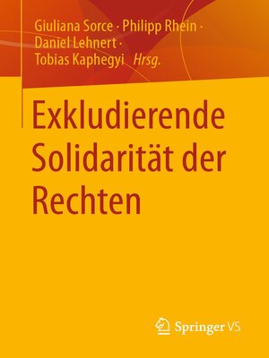 cover image of Exkludierende Solidarität der Rechten